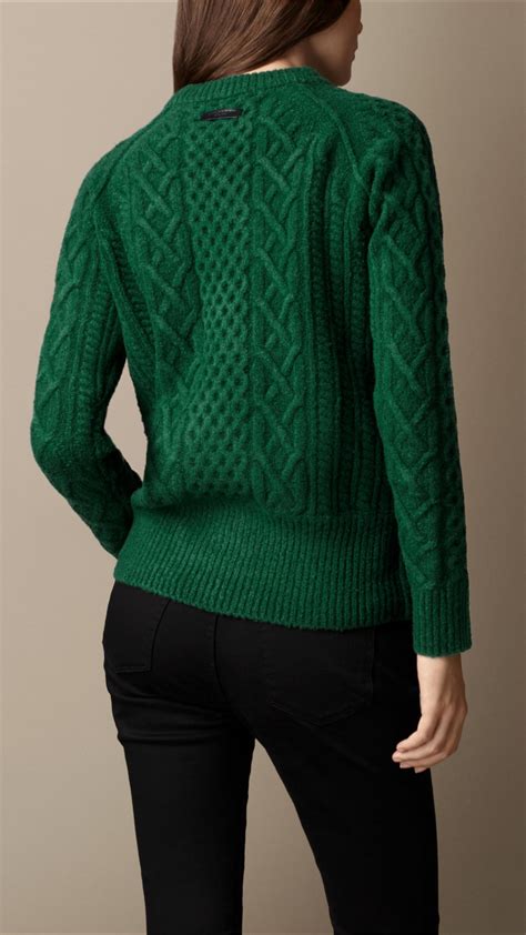 burberry green sweater rainbow|Designer Knitwear For Women .